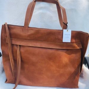 COPY - Raven + Lily Leather Addis Weekender Tote